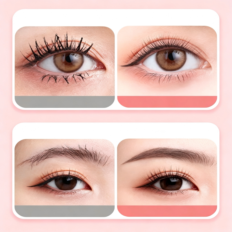 Stainless Steel Eyelash Comb for Clump-Free, Defined Lashes